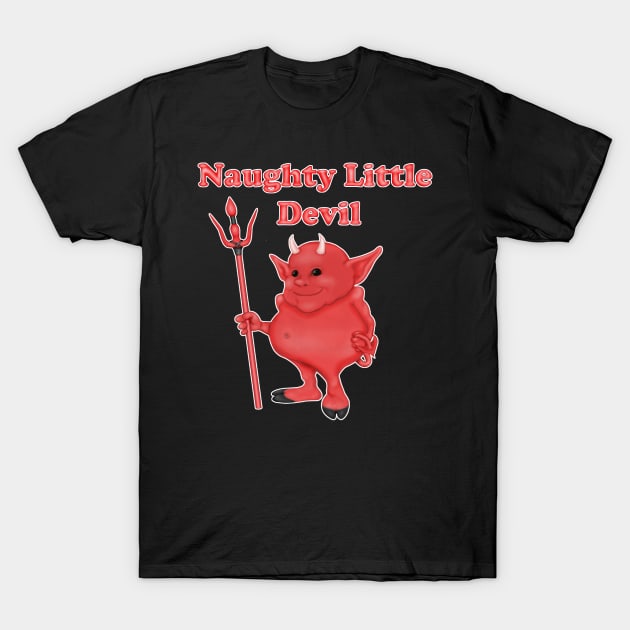 Naughty Devil T-Shirt by SpiceTree